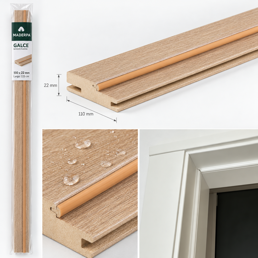 GALCE 225CM (110X22) HIDROFUGO LACADO EXT C/ GOMA ESPUMADA