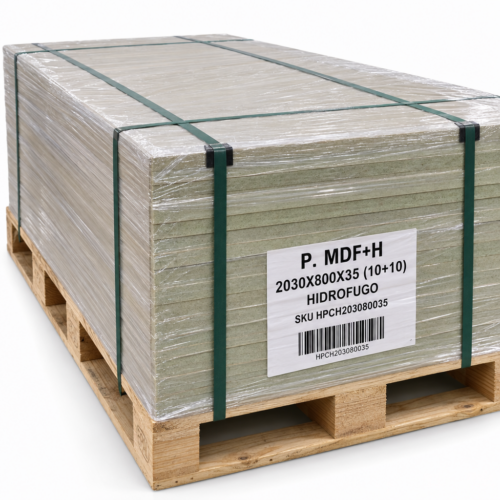 P. MDF+H 2030X800X35 (10+10) HIDROFUGO