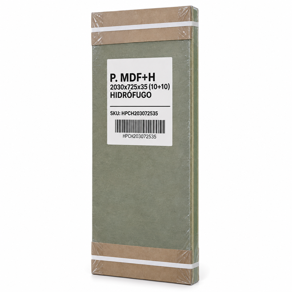 P. MDF+H 2030x725x35 (10+10) HIDROFUGO